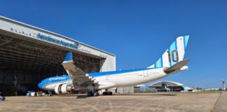 “El Avión Más Argentino del Mundo”: Aerolíneas presentó su A330 mundialista